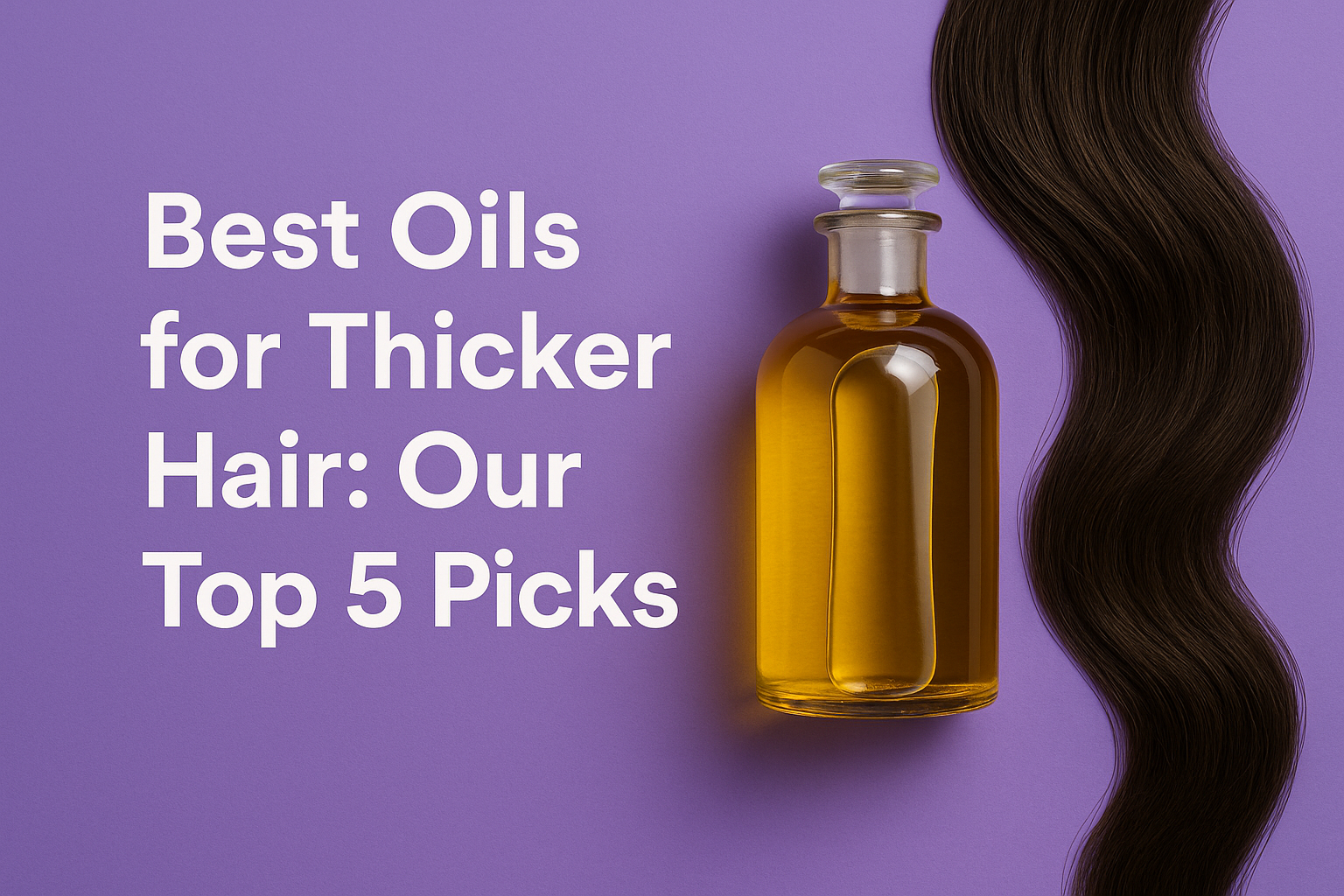 Best Oils for Thicker Hair: 5 Proven Growth & Volume Boosters | UK Guide