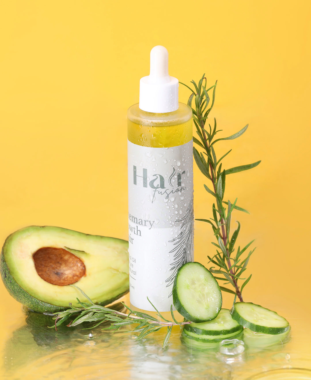 Rosemary Growth Elixir – Powerful Oil for Hair Growth & Thickness by hairfusion.uk