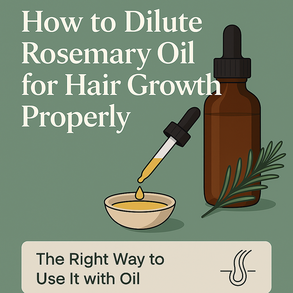 How to Dilute Rosemary Oil for Hair Growth Properly